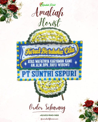 Papan Bunga Duka di Gane Barat