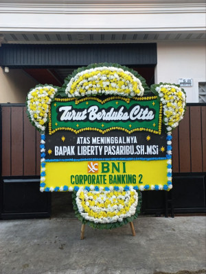 Papan Bunga Duka di Gane Barat