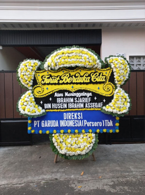 Papan Bunga Duka di Gane Barat