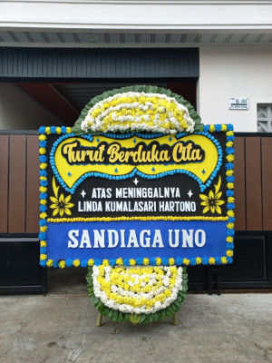 Papan Bunga Duka di Gane Barat