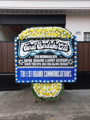 Papan Bunga Duka di Gane Barat